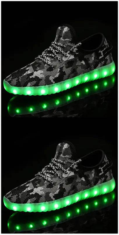 GlowStride LED Sneakers for All - Solstik