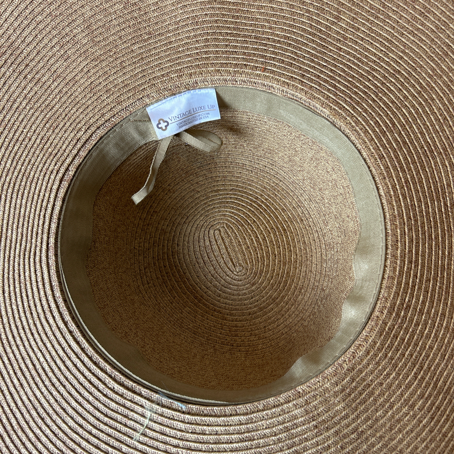 GG Logo Blooms Pink Perfect Straw Sun Hat - Solstik