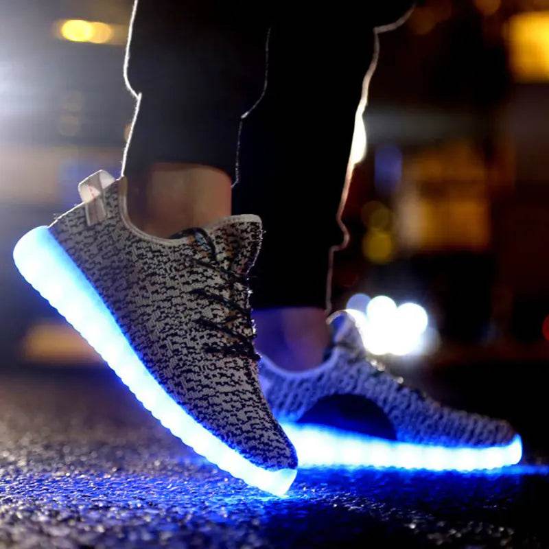 GlowStride LED Sneakers for All - Solstik