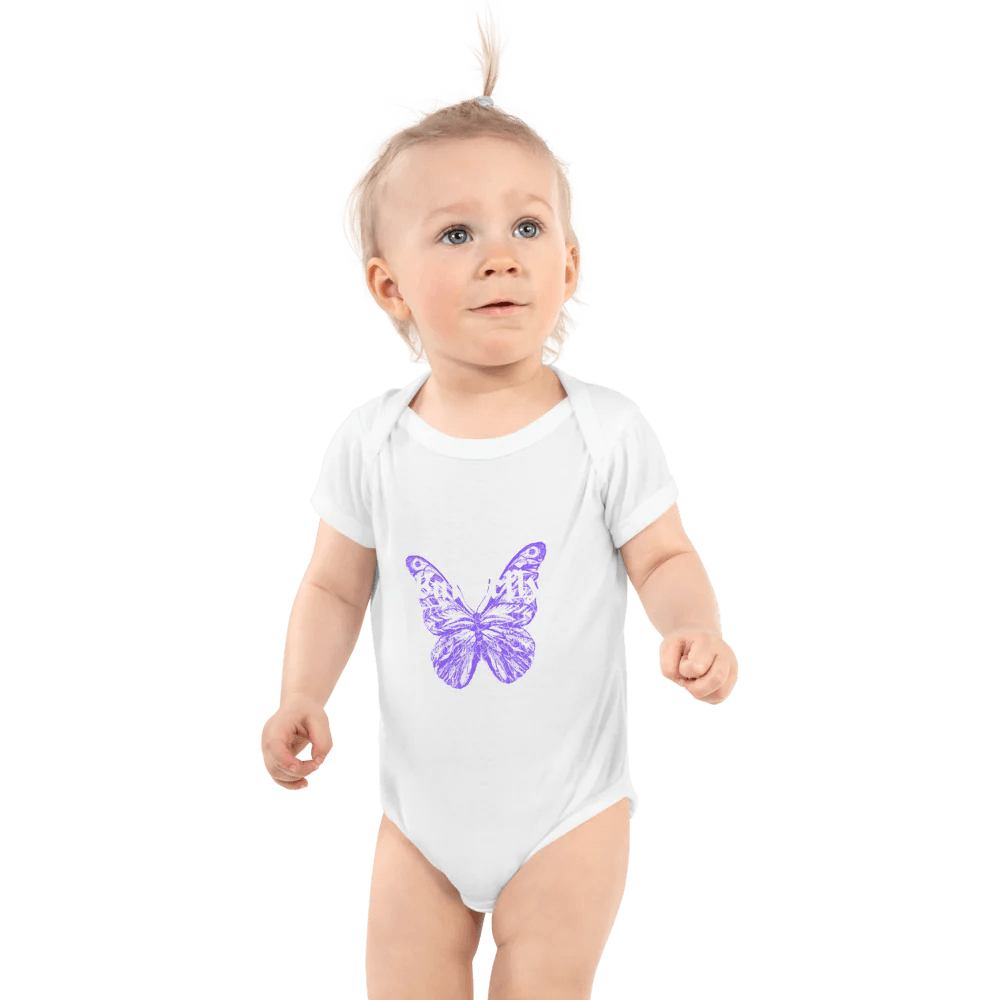 Soft Cotton Baby Onesie | 3-Snap Design - Solstik