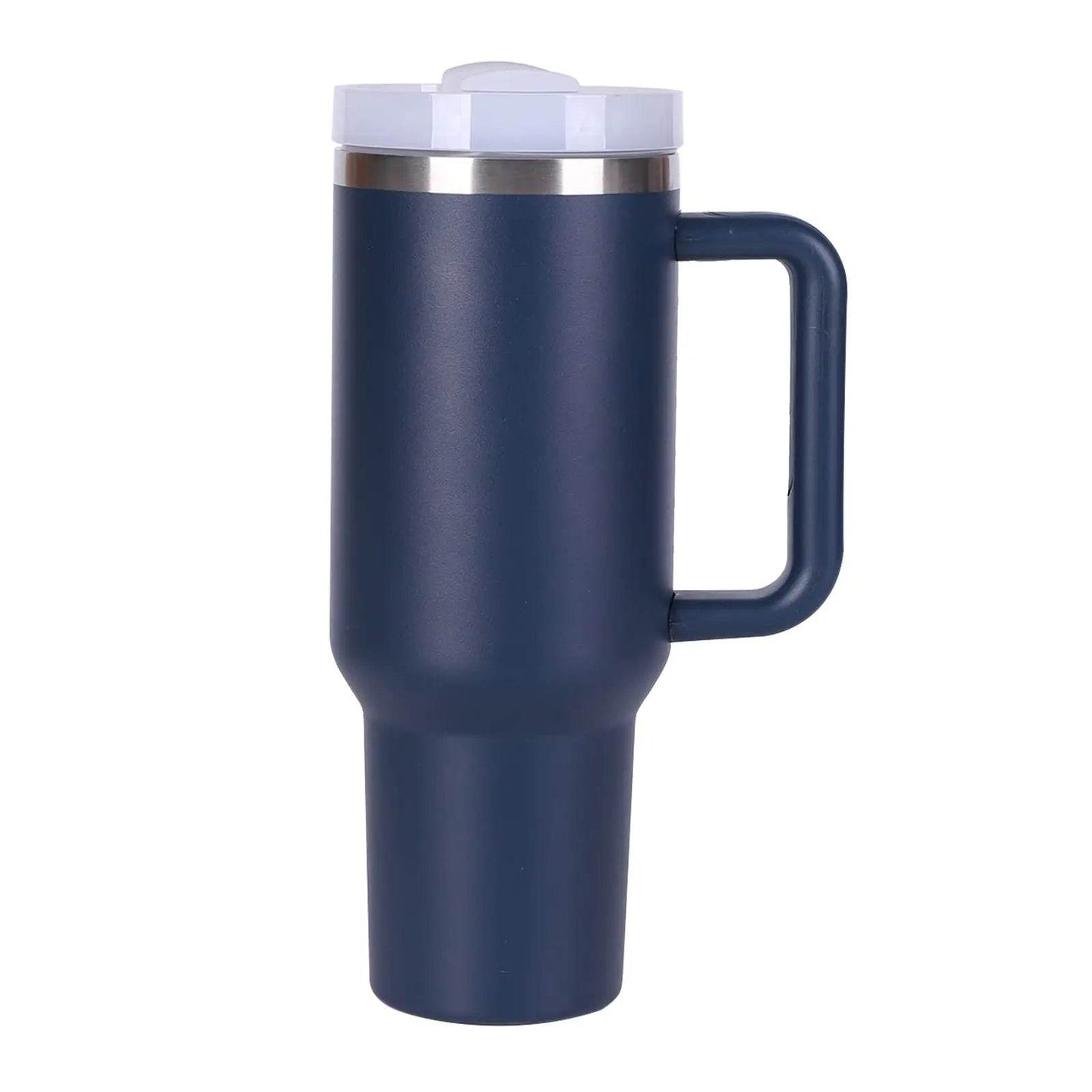 40oz V2 large capacity tumbler, With Handle And Straw Lid, Insulated Reusable Stainless Steel Water Bottles Travel Mug Coffee Cup car cup water cup For Men Women Outdoor Camping Driving, gift - Solstik