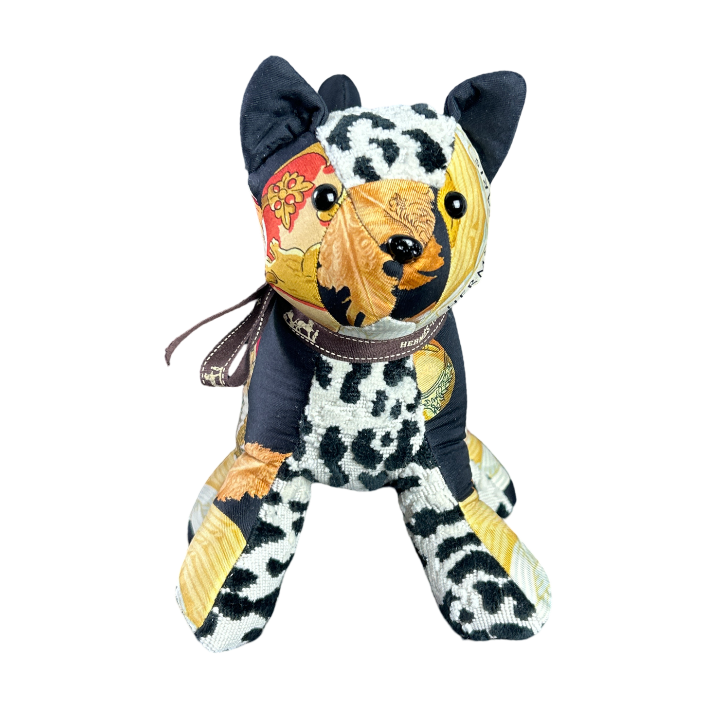 Couvée d’Hermès Vintage Silk Scarf Patchwork Kitten - Solstik