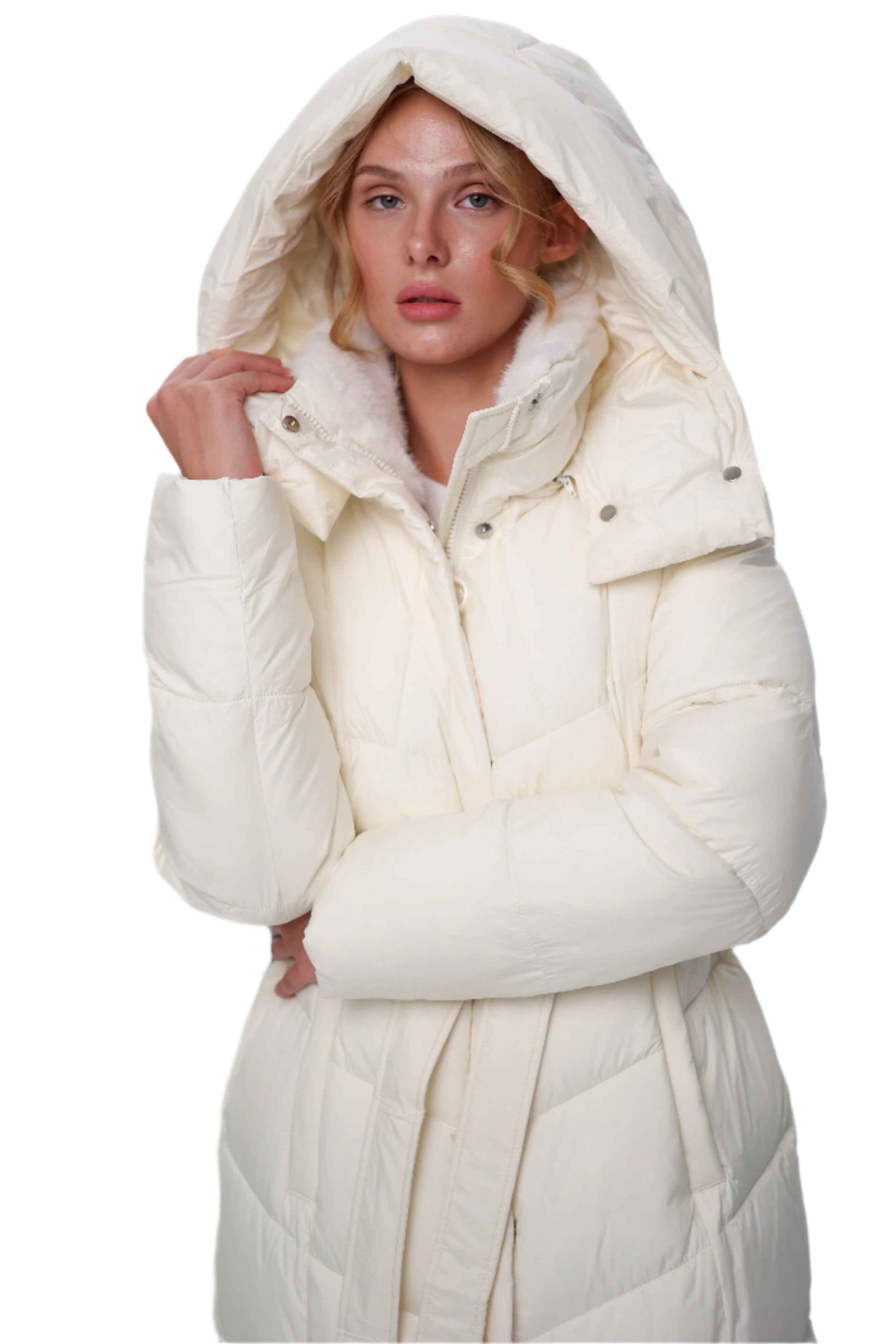 EverChill Faux Fur Hood Sorona® Coat
