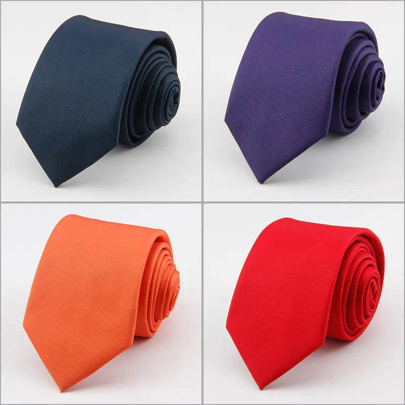 Fashionable Solid Color Tie - Solstik