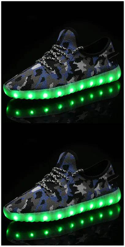 GlowStride LED Sneakers for All - Solstik