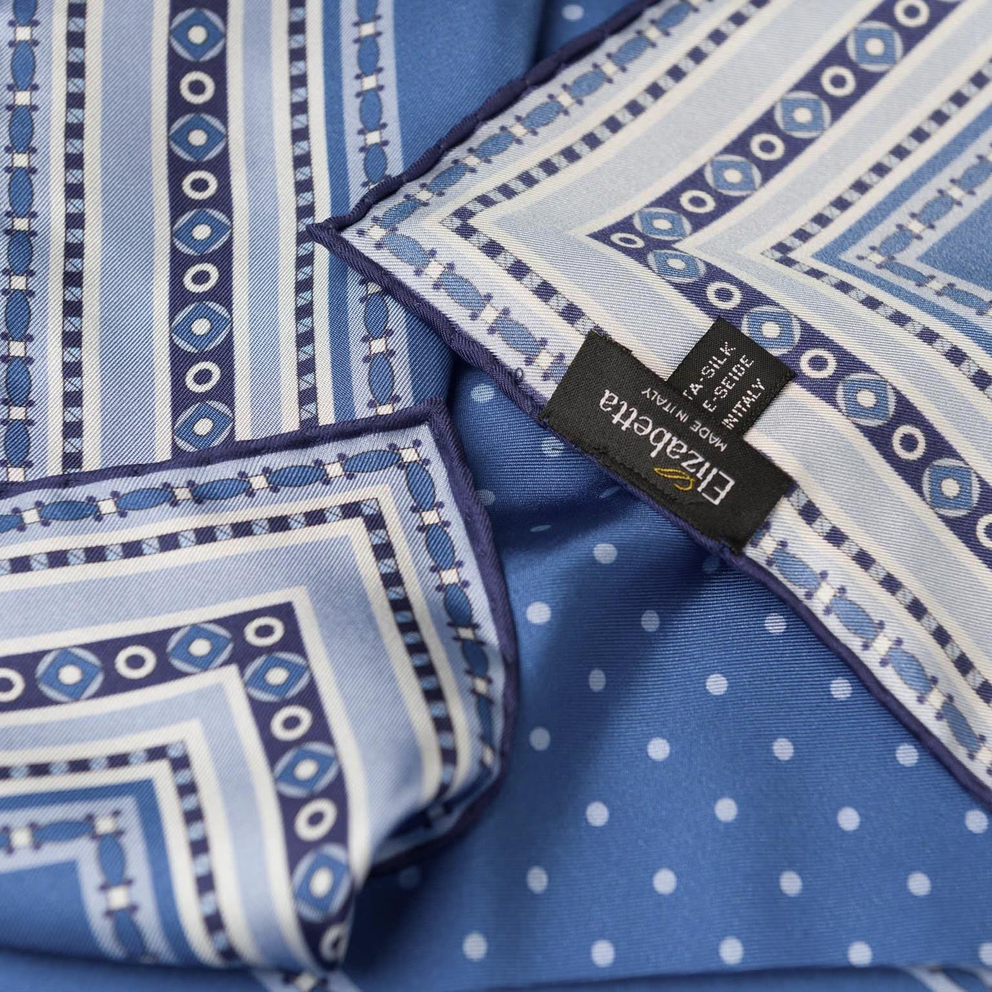 Verona - Silk Neckerchief - Blue - Solstik