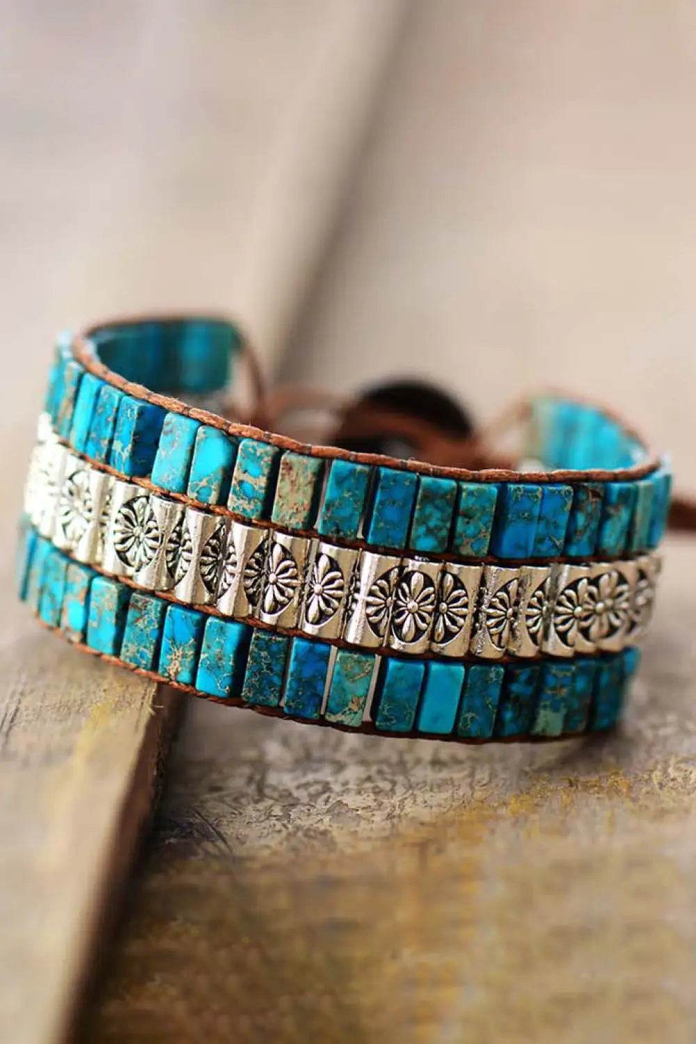 Artisan Crafted Triple Stone Bracelet - Solstik