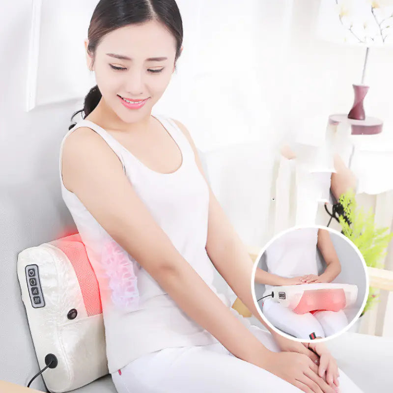 Electric Neck and Shoulder Massager Pillow - Solstik #