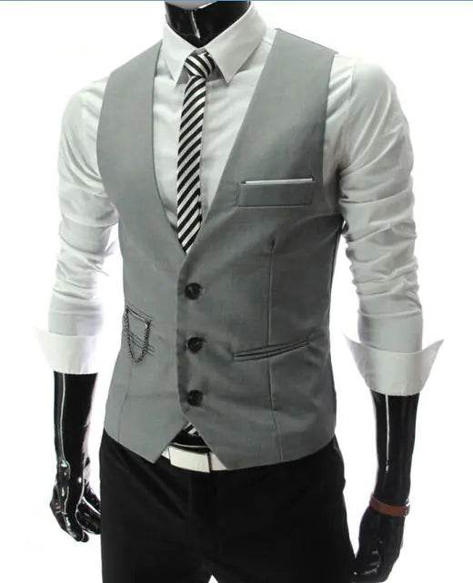 Men's Slim Fit Business Casual Vest - Solstik