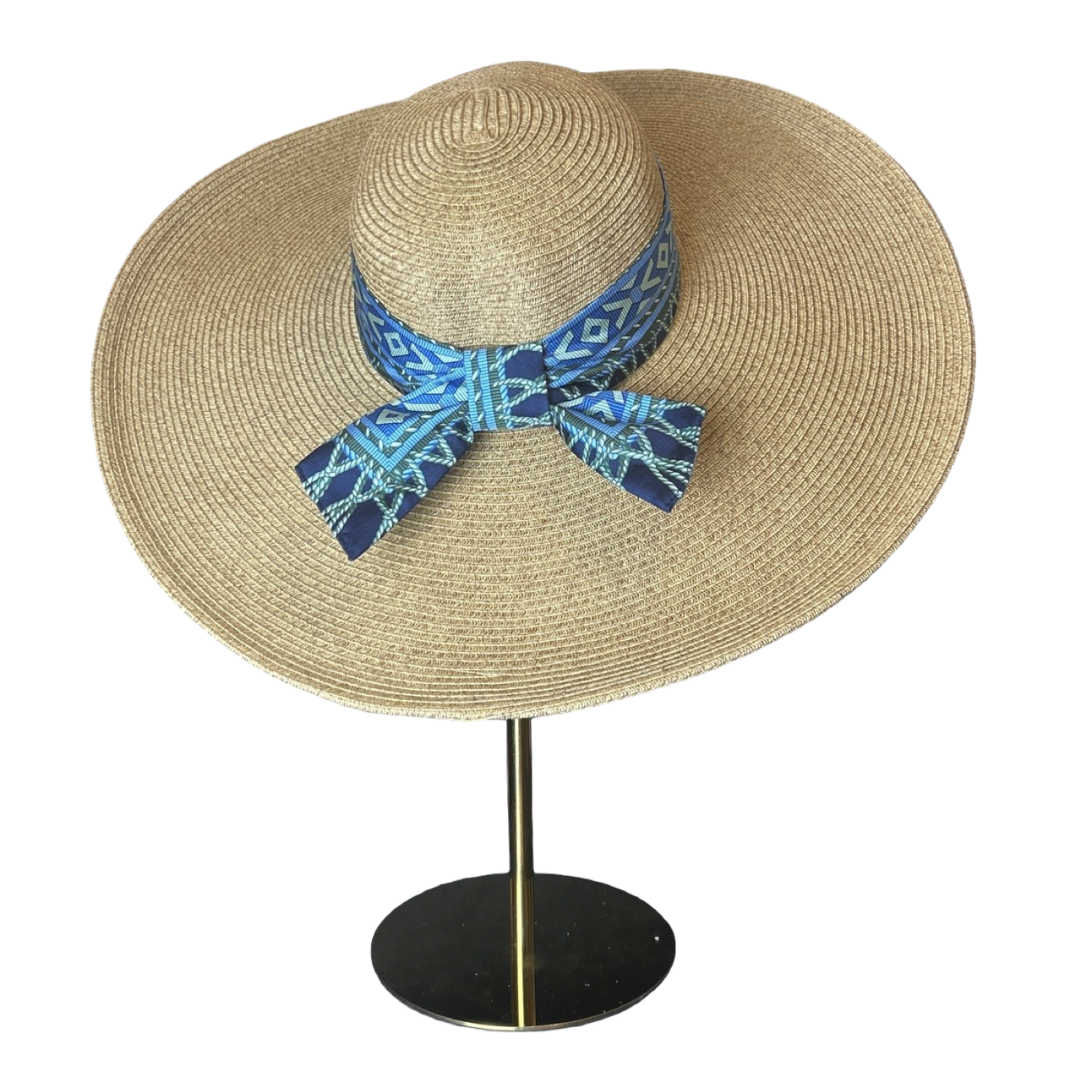 Fringe Harness Logo Perfect Straw Sun Hat - Solstik