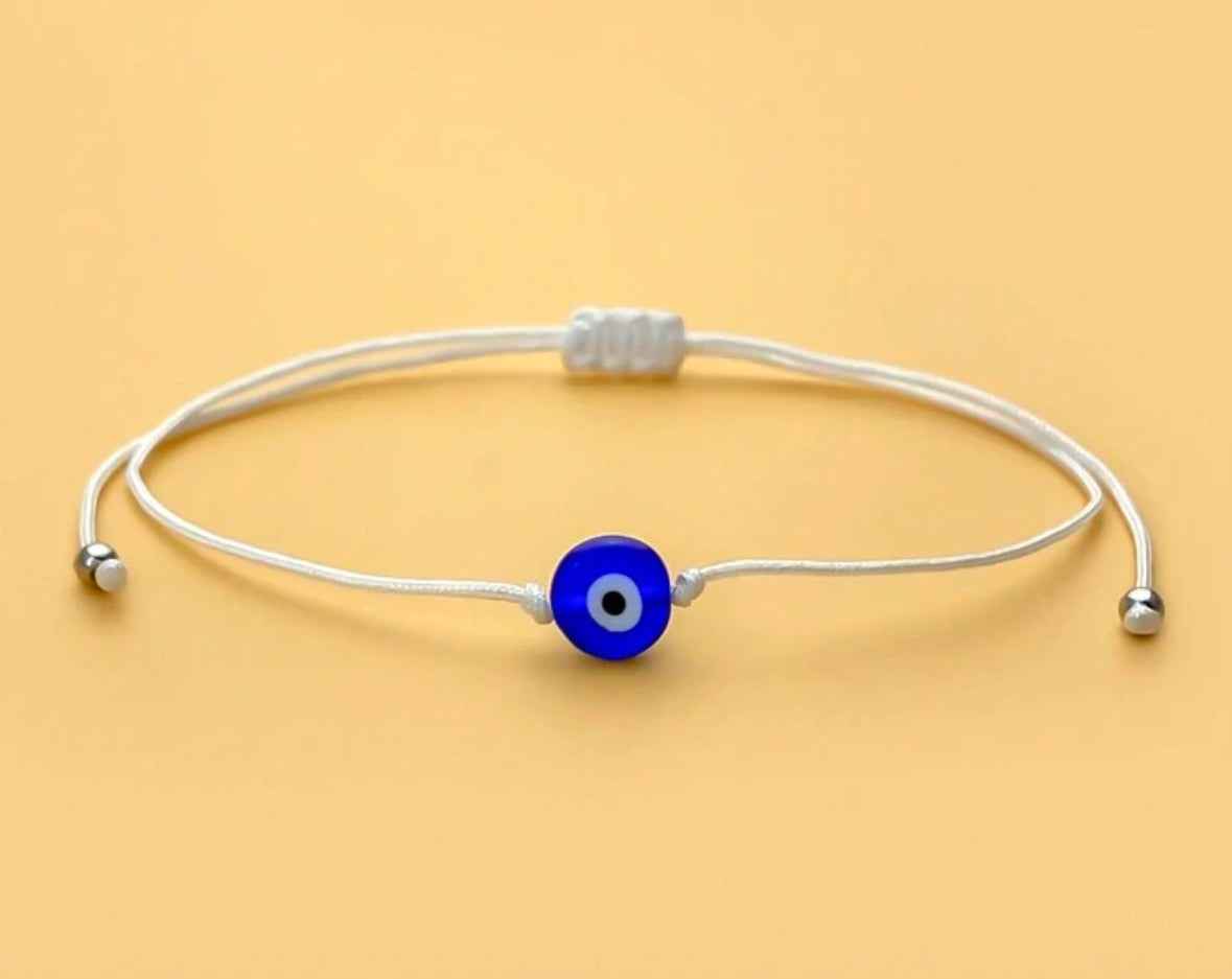 Evil Eye Bracelet – Adjustable Protection Jewelry in 4 Colors