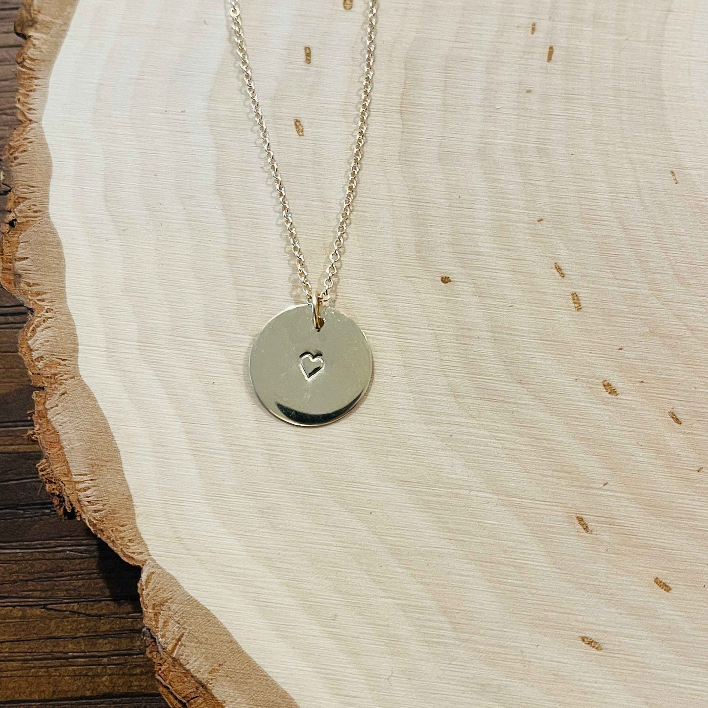 HEART COIN NECKLACE
