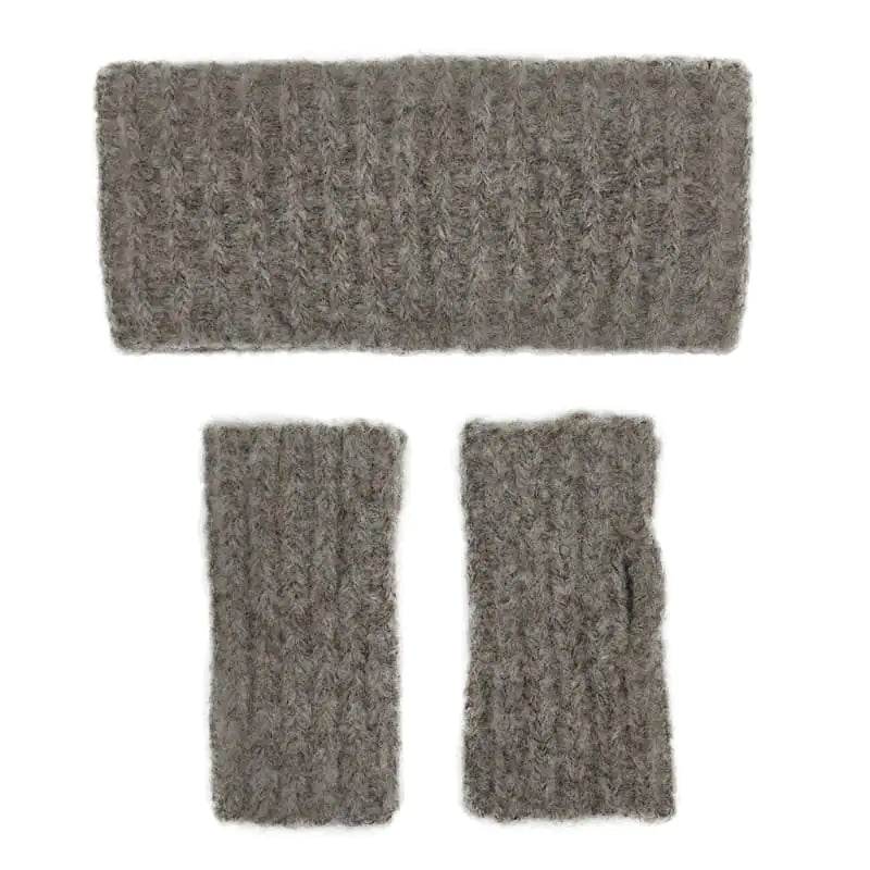 Autumn Ribbed Alpaca Ear Warmer - Solstik