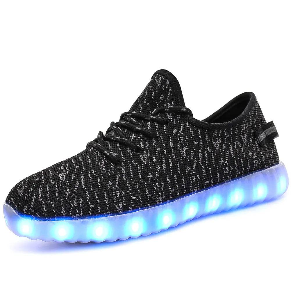 GlowStride LED Sneakers for All - Solstik