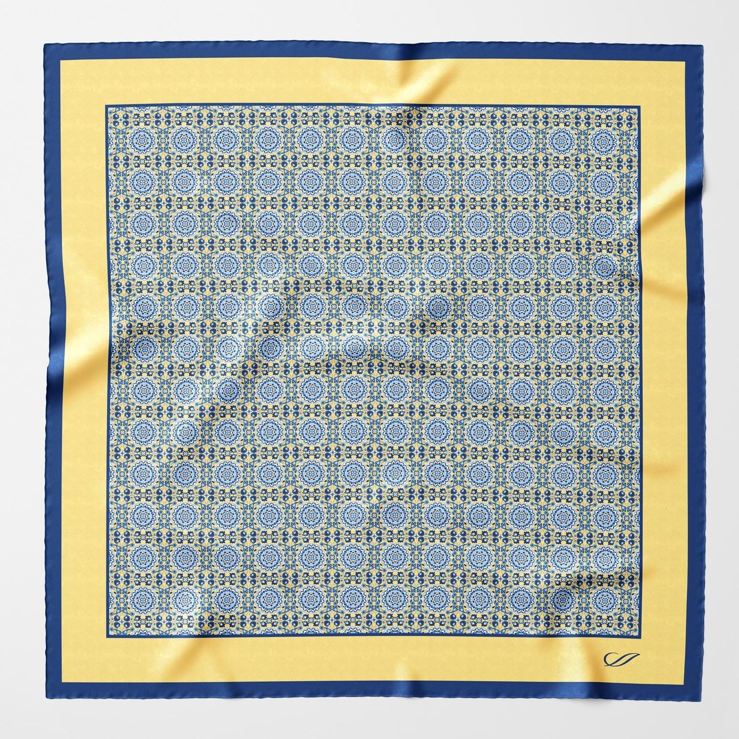 Lucca - Silk Neckerchief - Yellow - Solstik