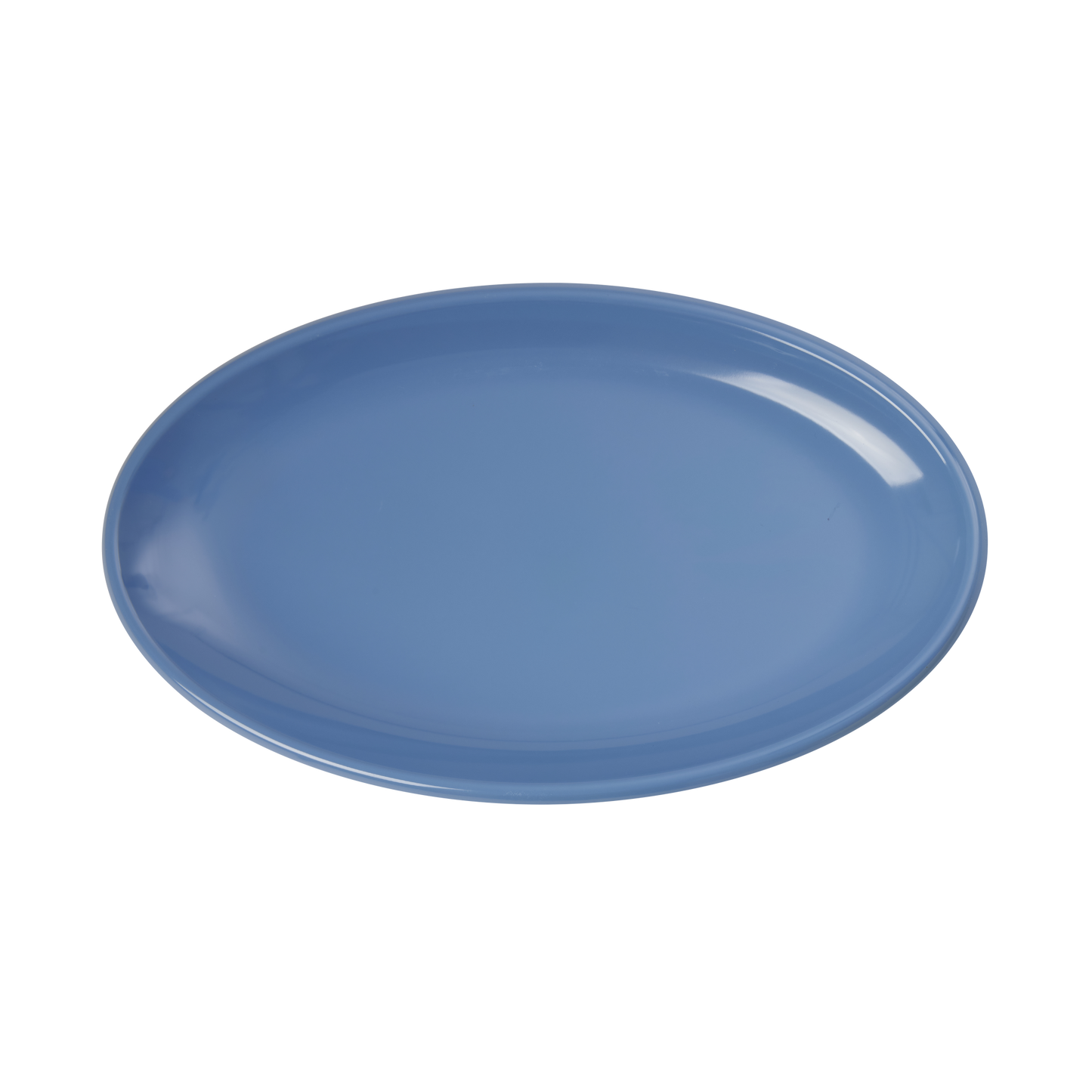 Medium Melamine Serving Dish - Dusty Blue