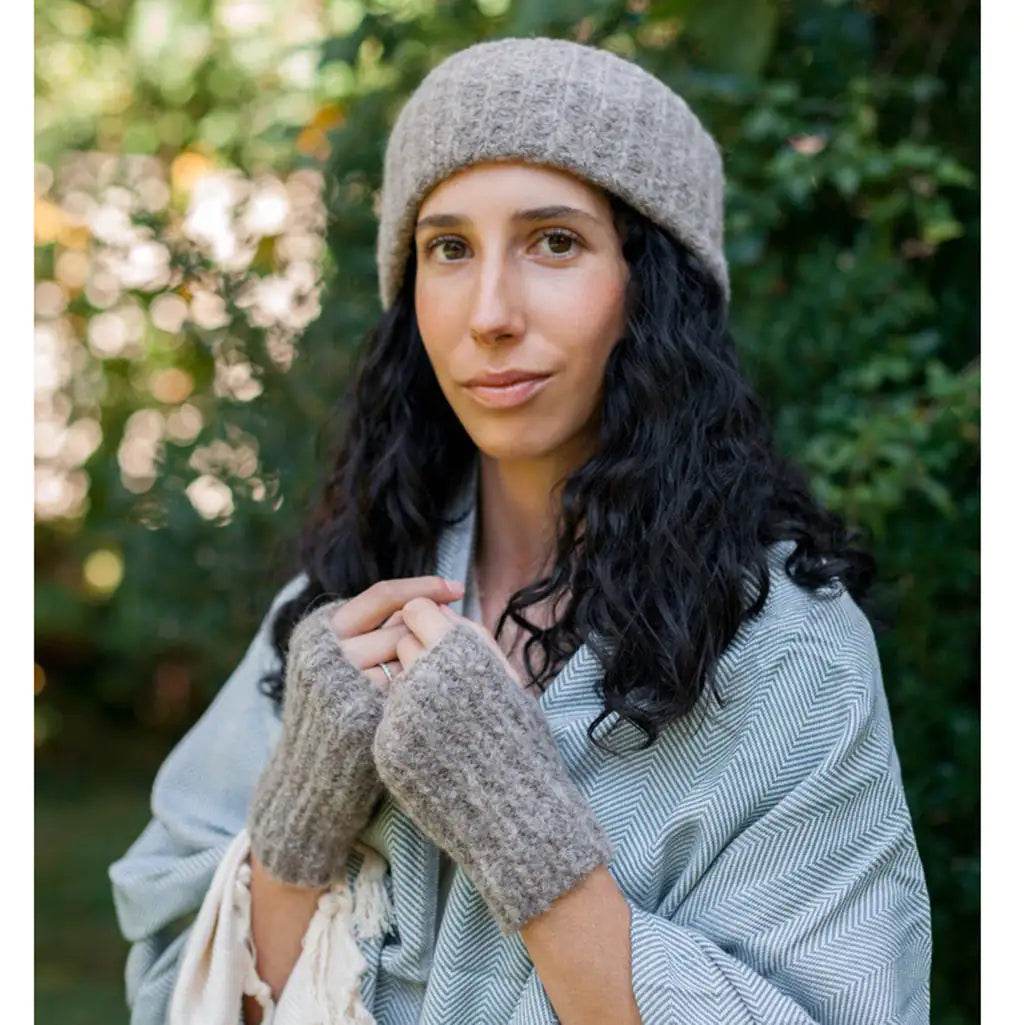 Autumn Ribbed Alpaca Ear Warmer - Solstik