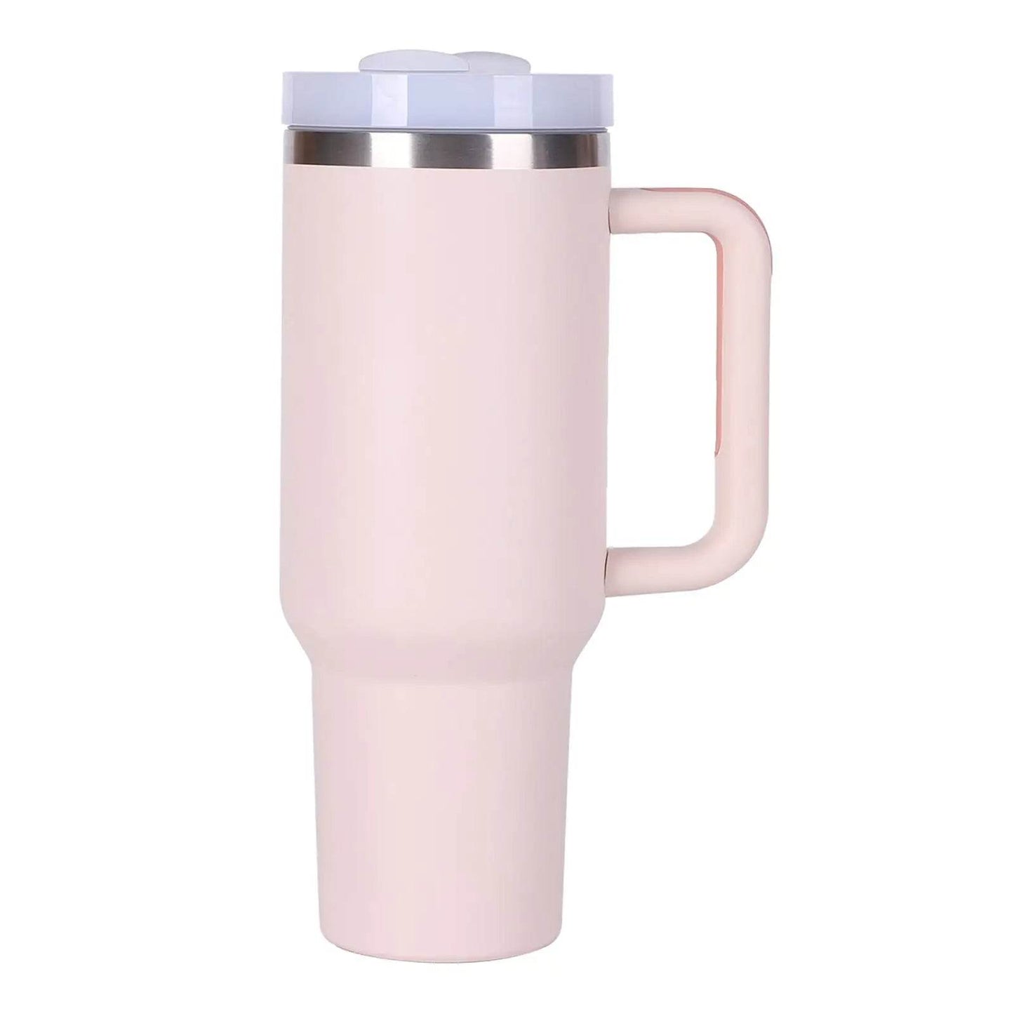 40oz V2 large capacity tumbler, With Handle And Straw Lid, Insulated Reusable Stainless Steel Water Bottles Travel Mug Coffee Cup car cup water cup For Men Women Outdoor Camping Driving, gift - Solstik