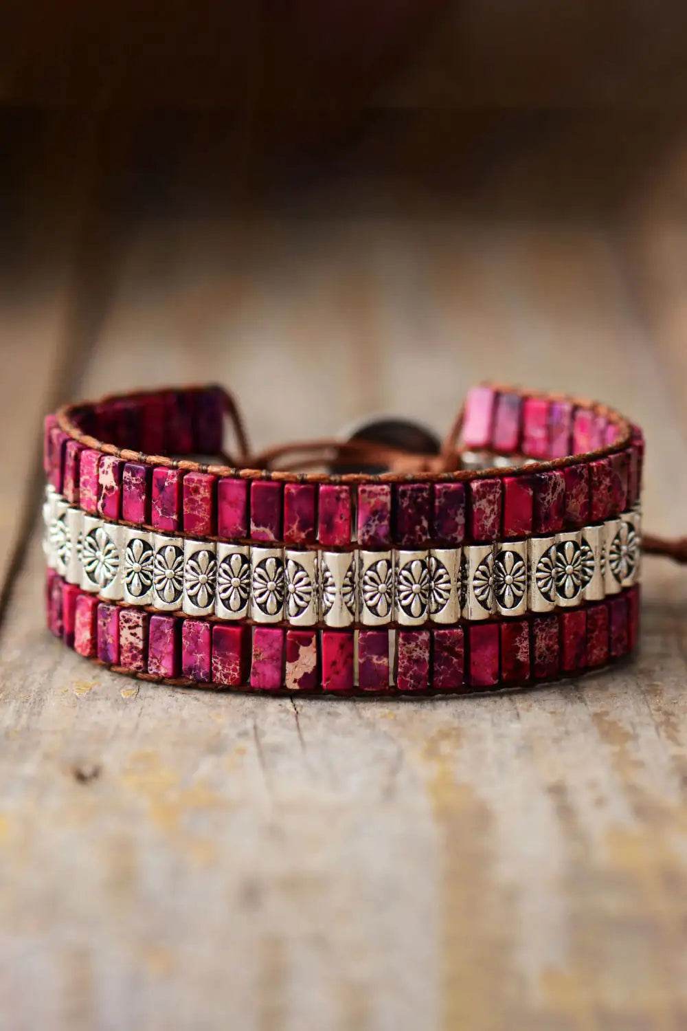 Artisan Crafted Triple Stone Bracelet - Solstik