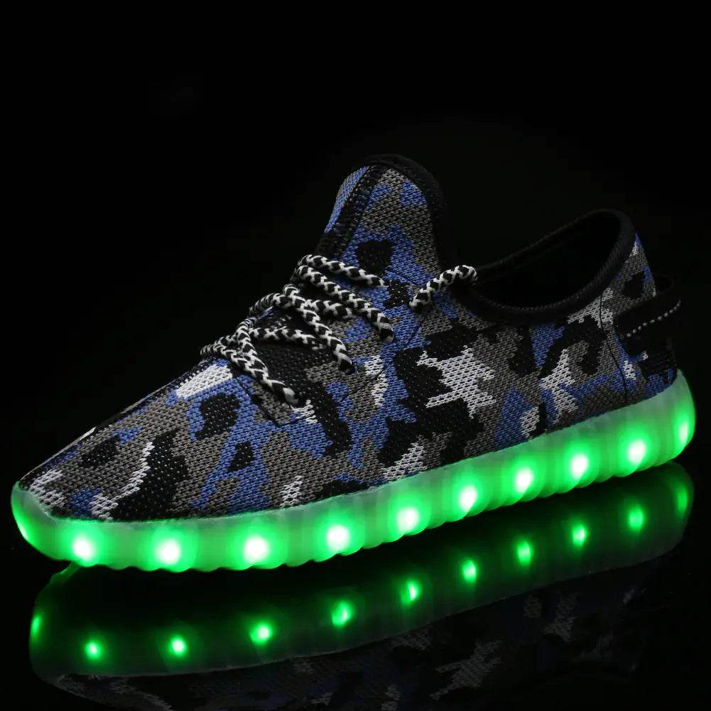 GlowStride LED Sneakers for All - Solstik
