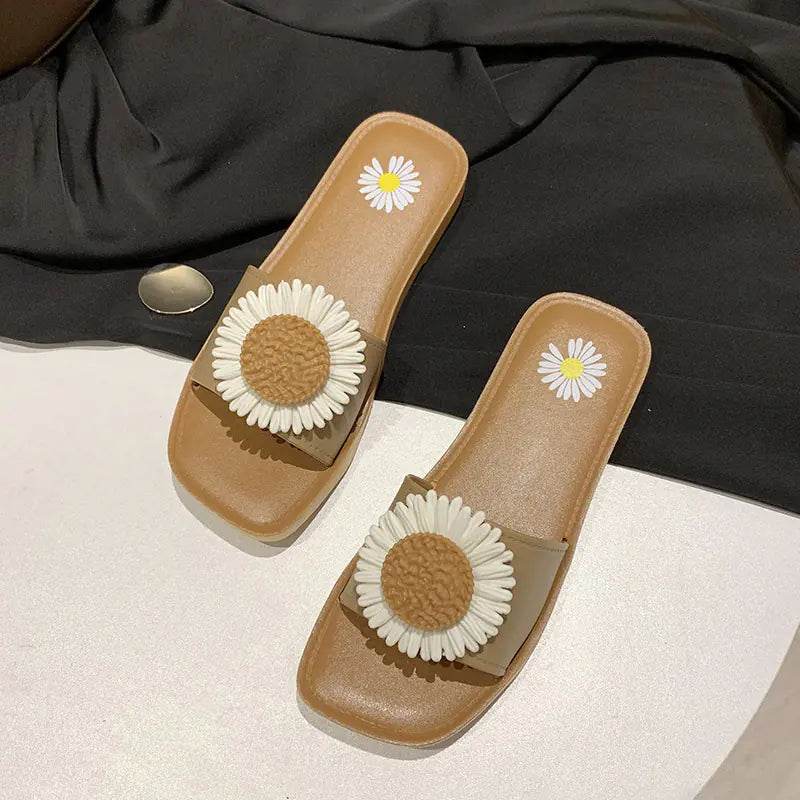 Women's Outdoor Non-Slip Daisy Slide Sandals - Solstik