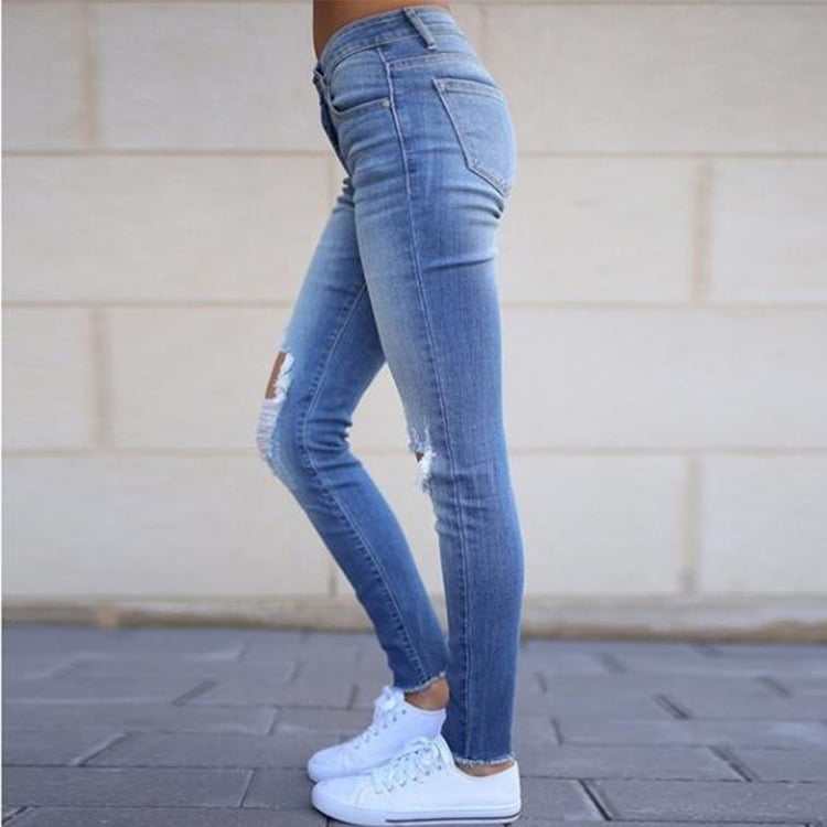 Gretta Ripped Tassel Women's Jeans