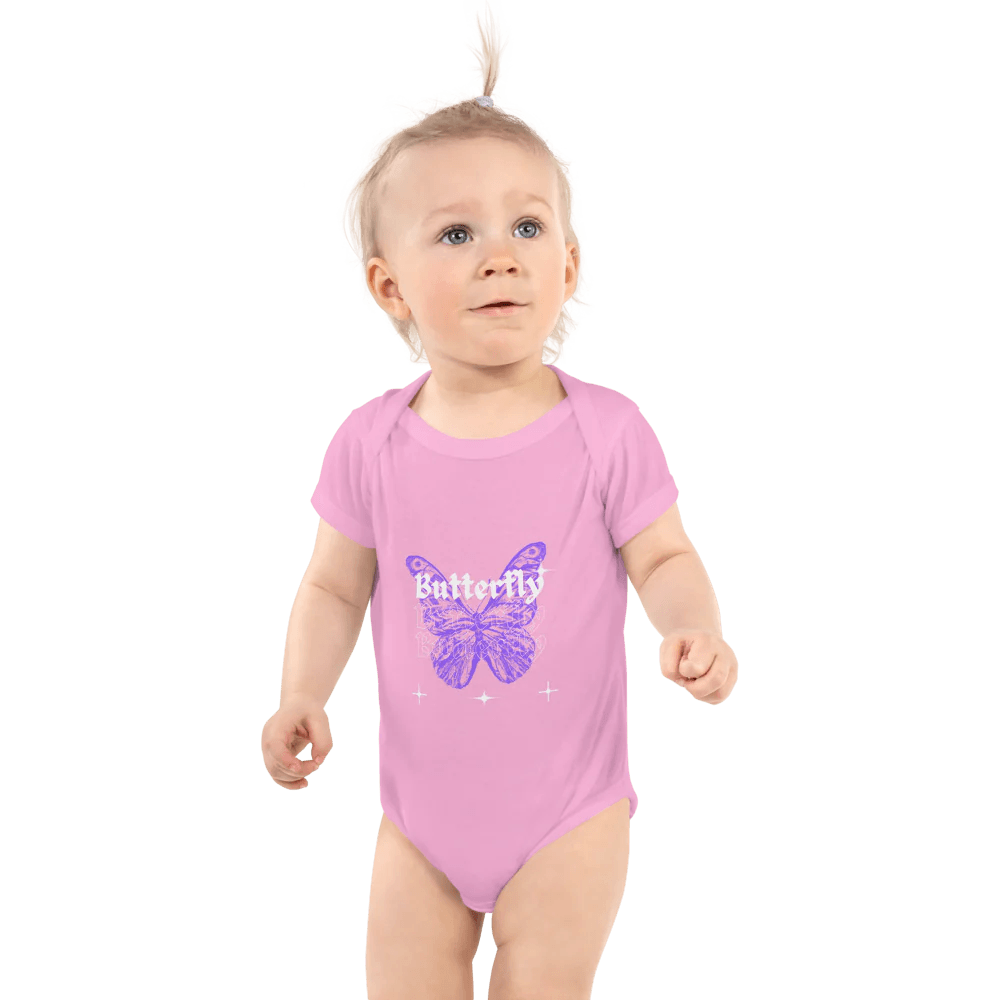 Soft Cotton Baby Onesie | 3-Snap Design - Solstik
