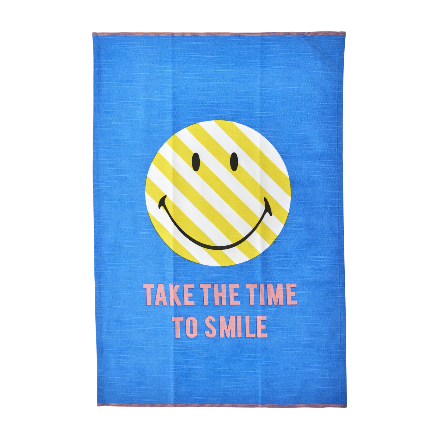 Cotton Tea Towel - Blue - Smiley®