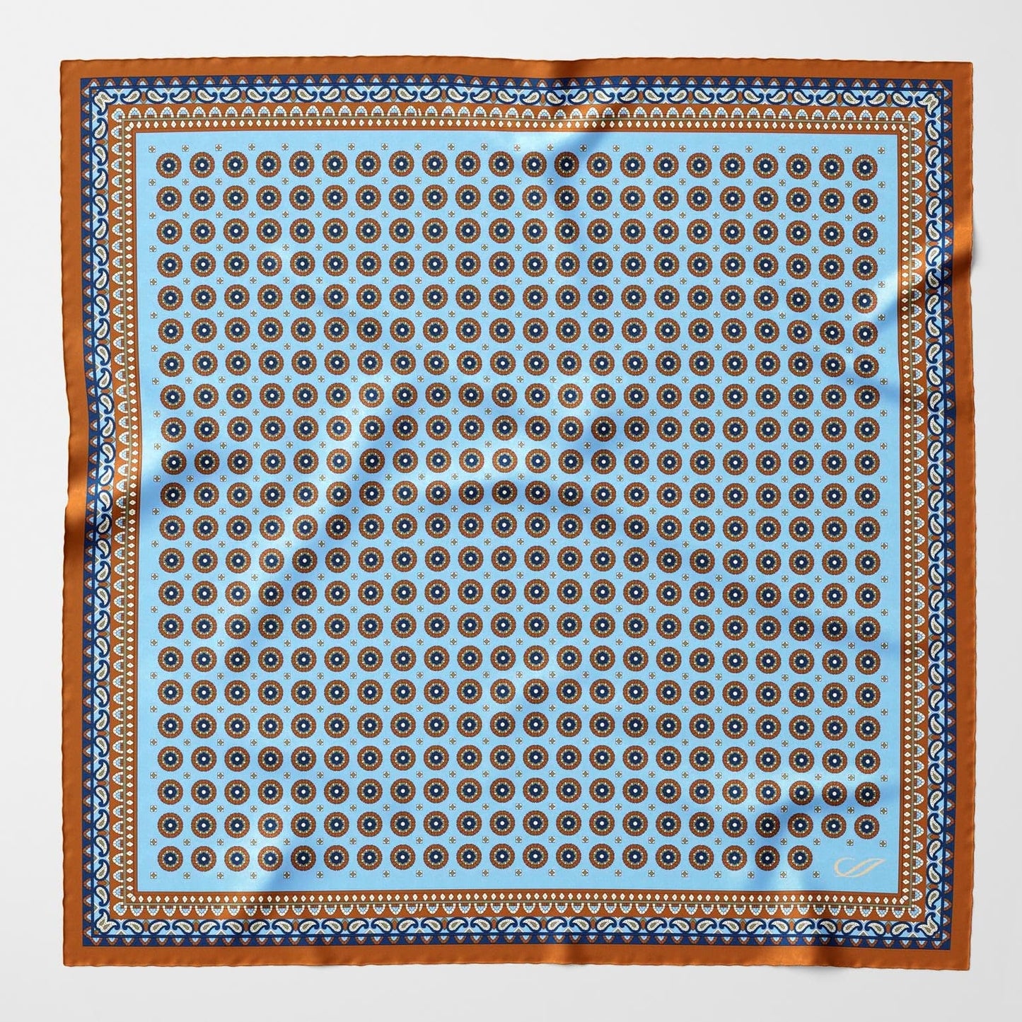 Toscana - Silk Neckerchief - Sky Blue - Solstik