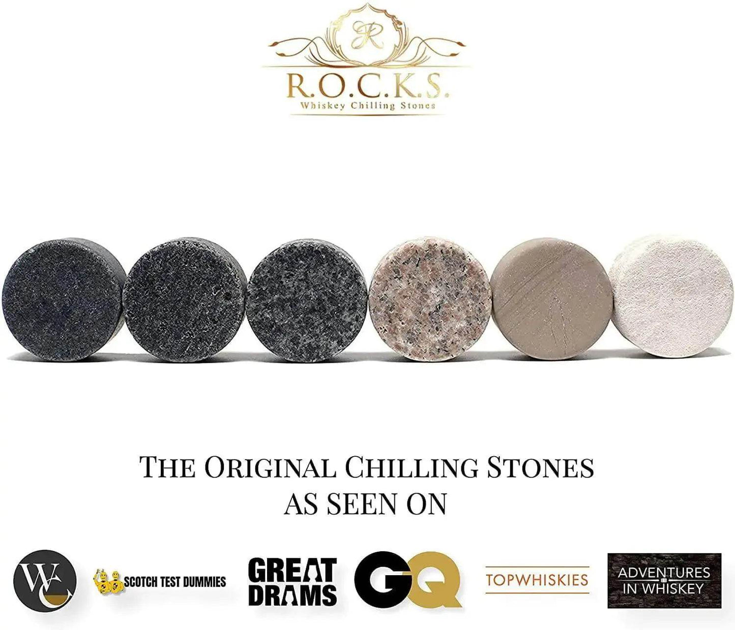 Whiskey Connoisseur's Choice Set - Stones & Twist Glass - Solstik