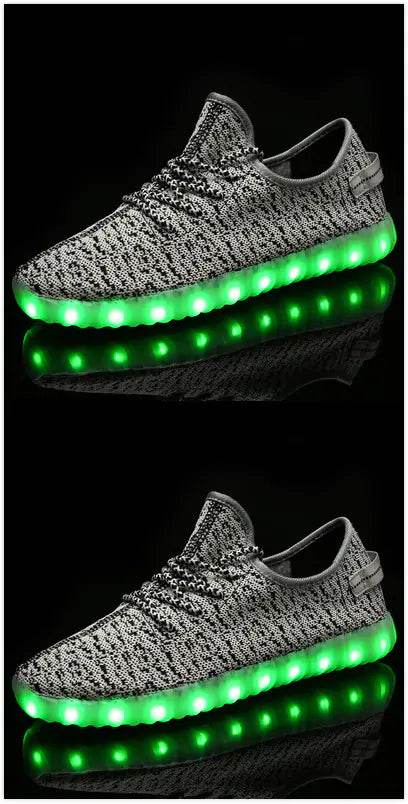 GlowStride LED Sneakers for All - Solstik