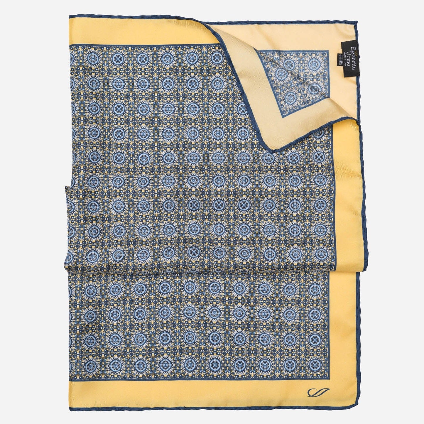 Lucca - Silk Neckerchief - Yellow - Solstik
