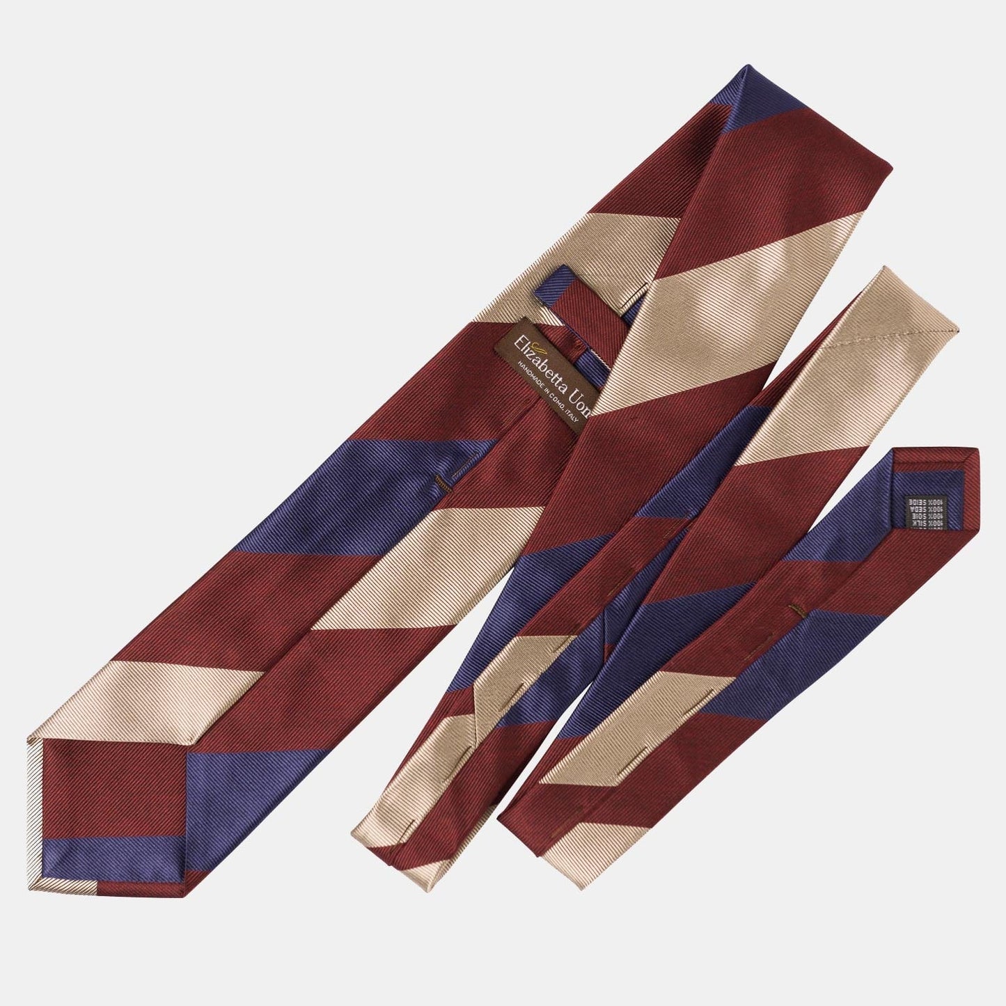 Conero - Silk Jacquard Tie - Burgundy - Solstik