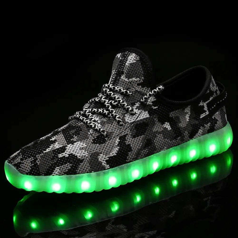 GlowStride LED Sneakers for All - Solstik