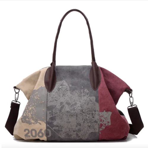 Duck Print Tote Style Handbag - Solstik