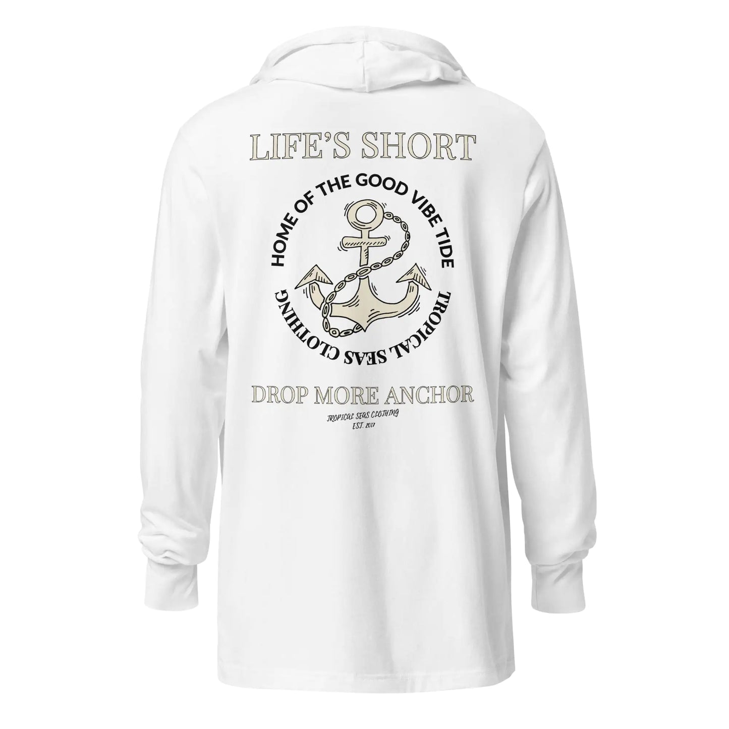 Solstik Designer Casual Long Sleeve Hoodie White - Solstik #
