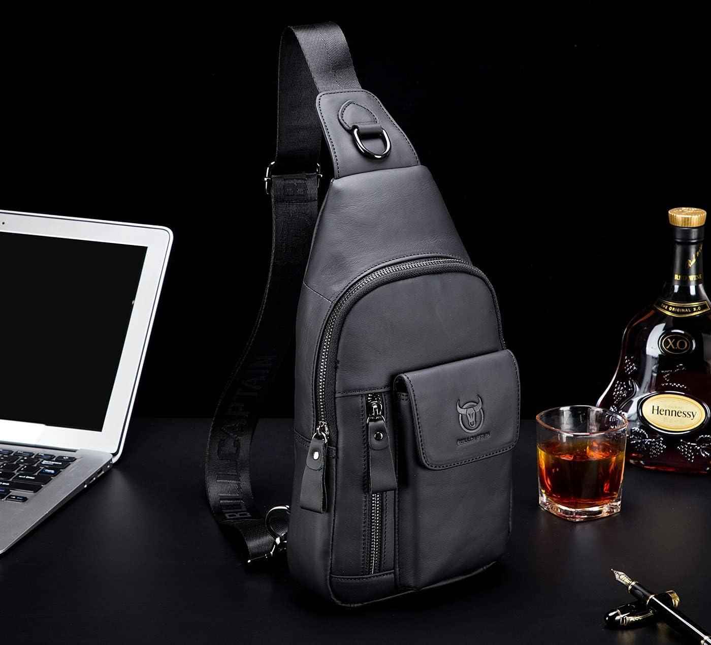 FR Fashion Co. Casual Leather Chest Bag