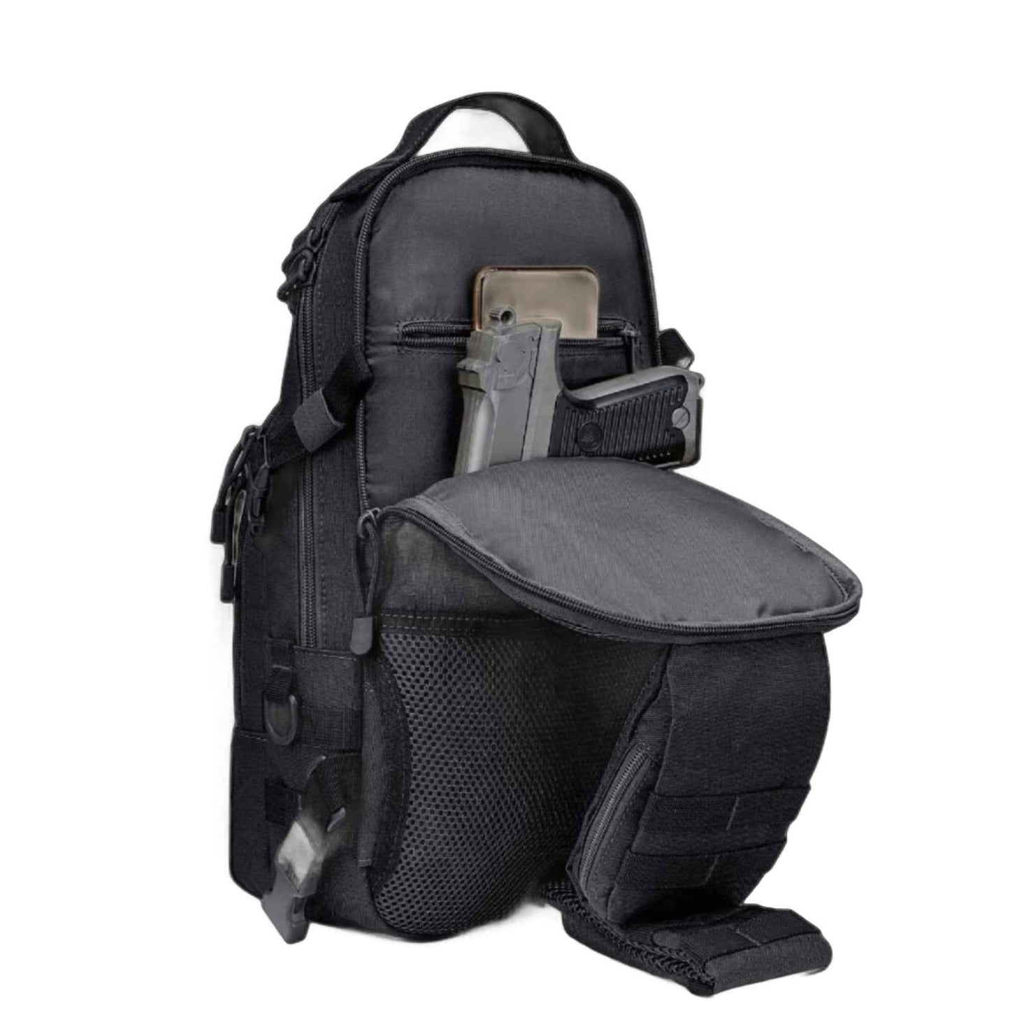 FR Fashion Co. 25L Hidden Phone Tactical Sling Backpack