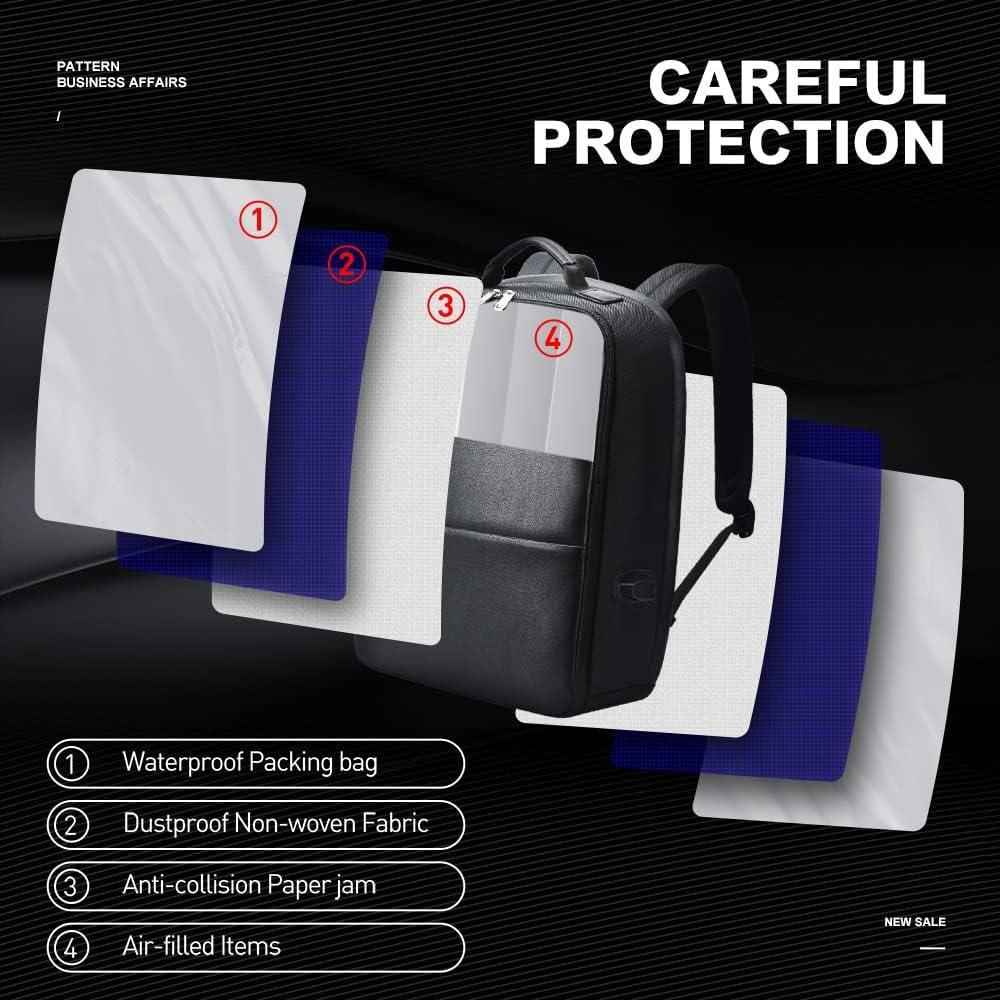 FR Fashion Co. 17" Men's Anti-Theft Laptop Backpack