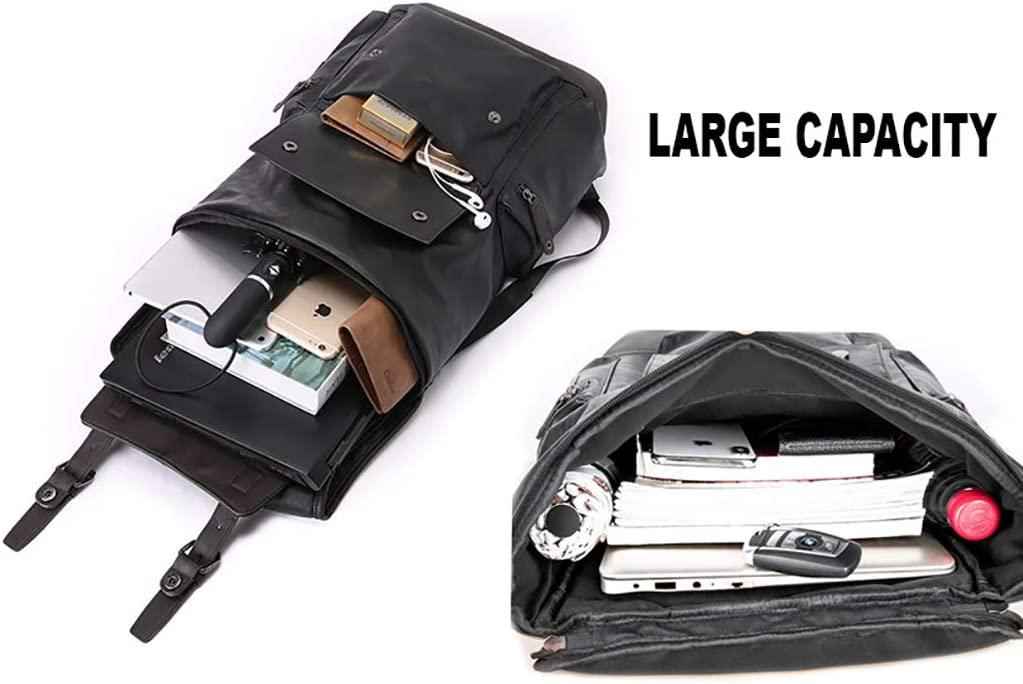 FR Fashion Co. 18" Men's Vintage Leather Backpack