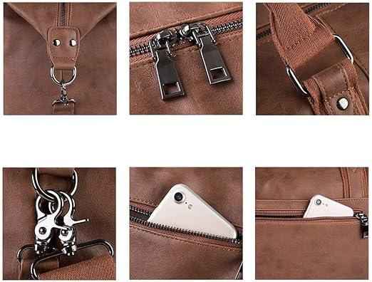 FR Fashion Co. 24" Men's Leather Travel Duffel Bag