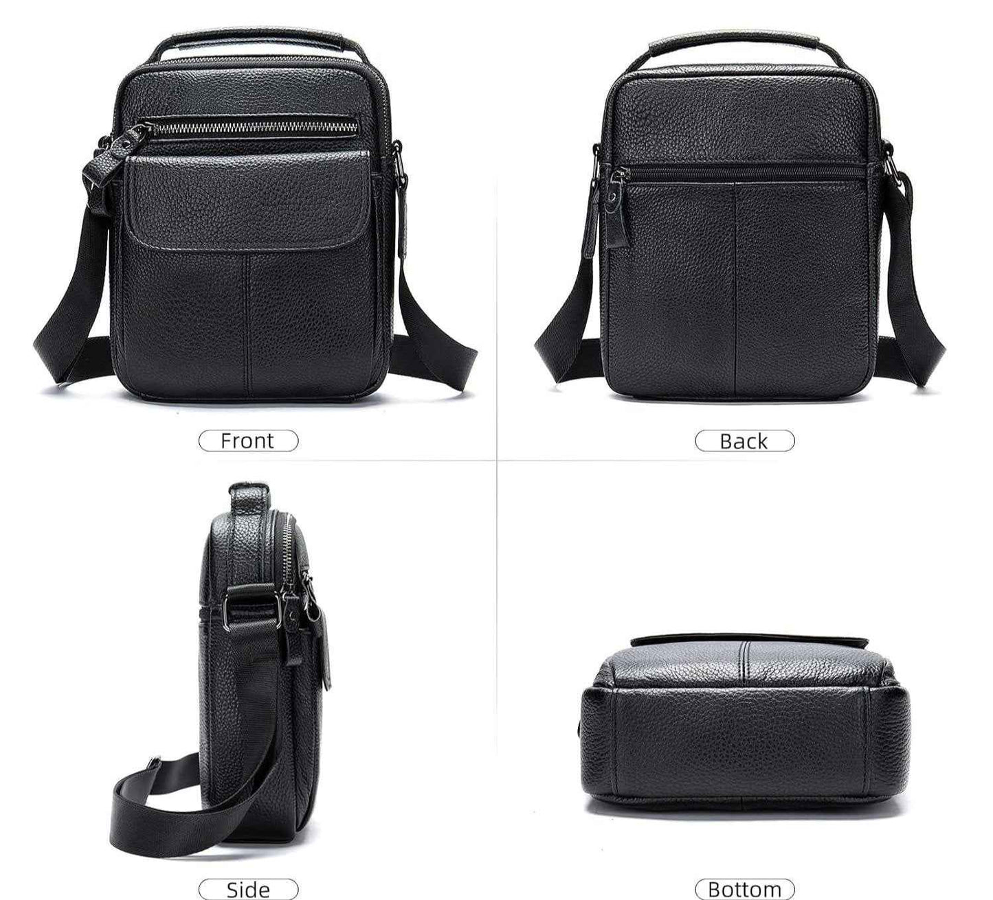FR Fashion Co. Mini Genuine Leather Messenger and Shoulder Bag