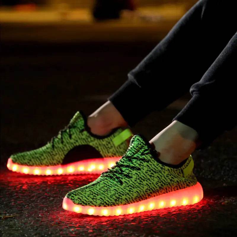 GlowStride LED Sneakers for All - Solstik