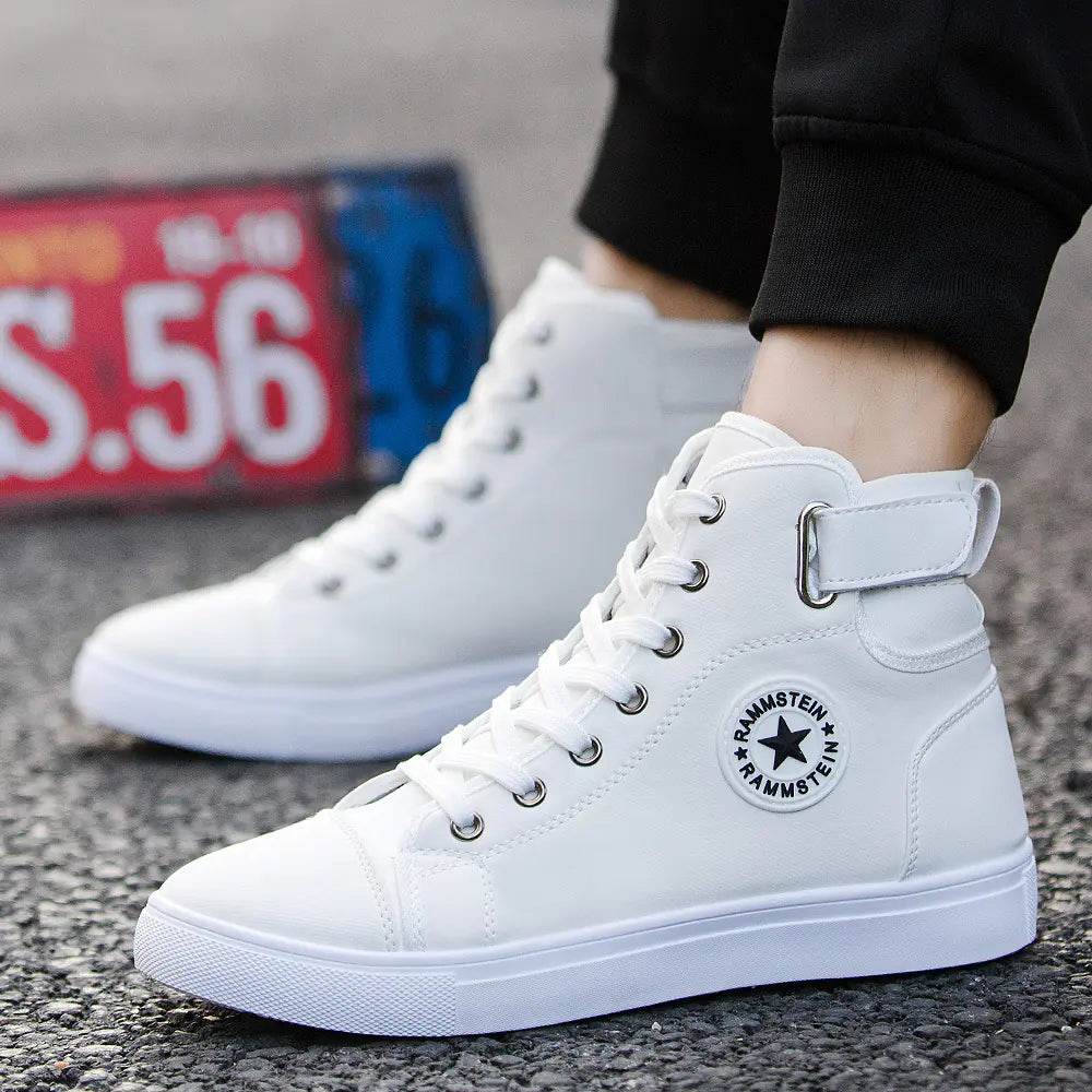 Urban High-Top Men's Sneakers - British Street Styles - Solstik