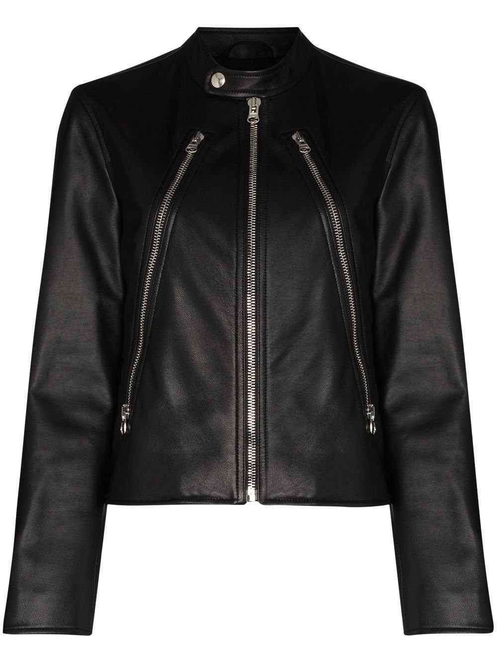 Handmade Zip-Up Leather Jacket