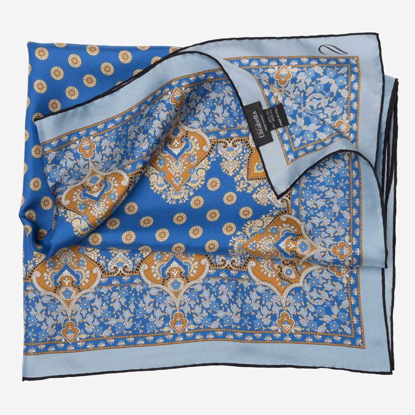Filippo - Silk Neckerchief - Azure - Solstik