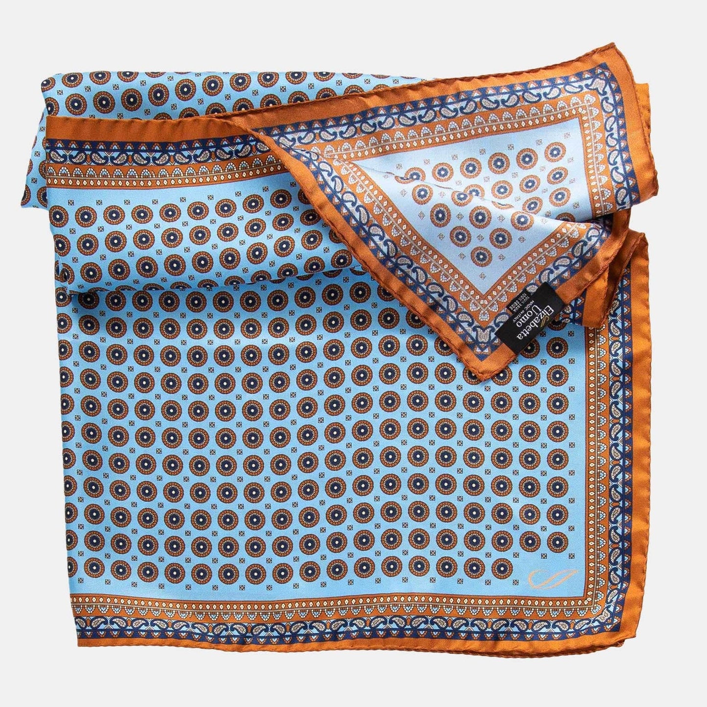 Toscana - Silk Neckerchief - Sky Blue - Solstik