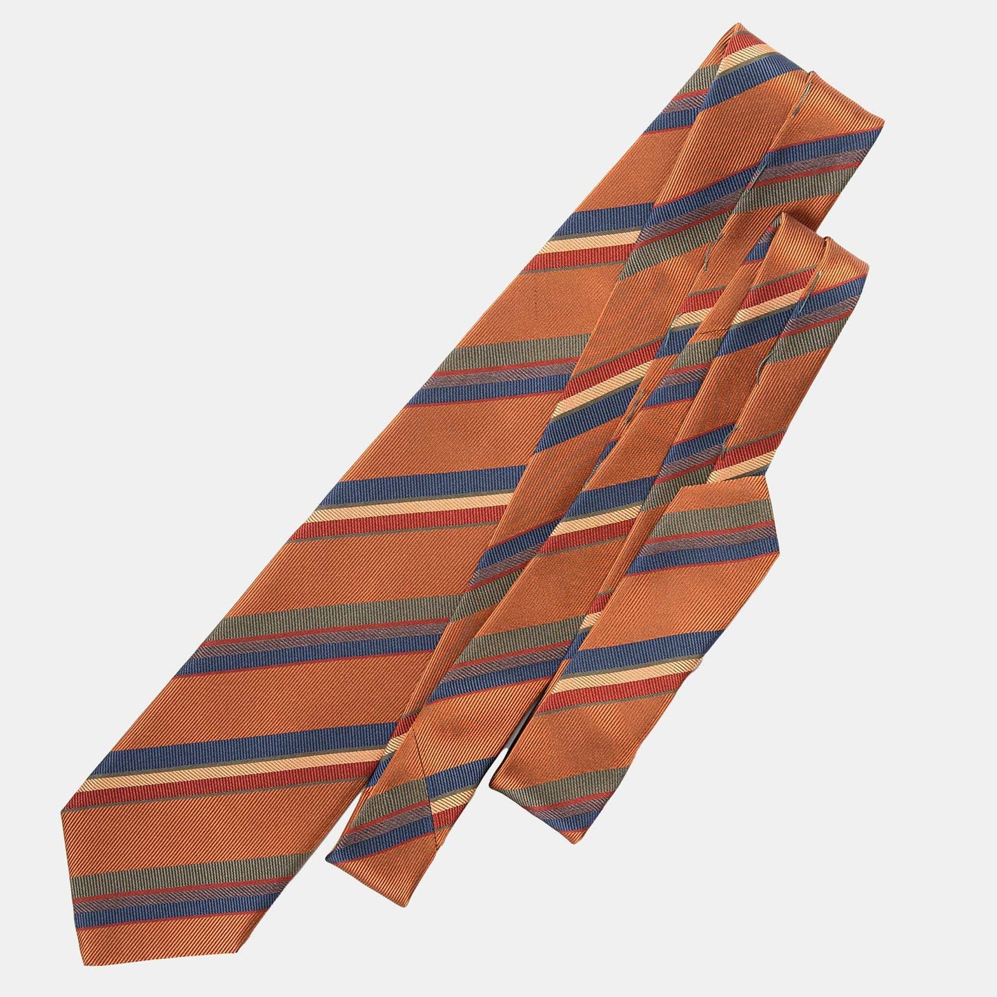 Battisti - Silk Jacquard Tie - Ginger - Solstik
