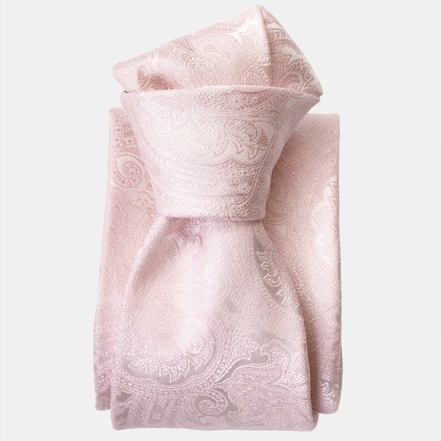 Montecarlo - Silk Jacquard Tie - Pink - Solstik