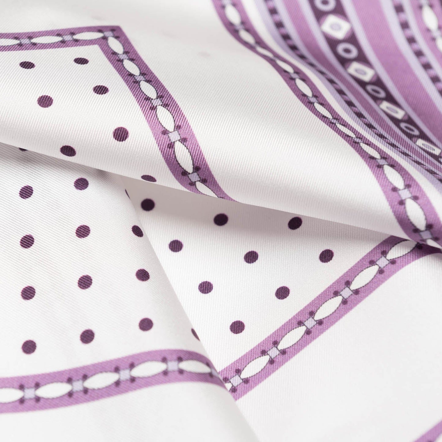 Pois - Silk Pocket Square - Lilac - Solstik